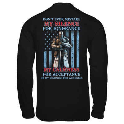 Don't Ever Mistake My Silence For Ignorance-T-Shirt & Hoodie-Long Sleeve T-Shirt-Black