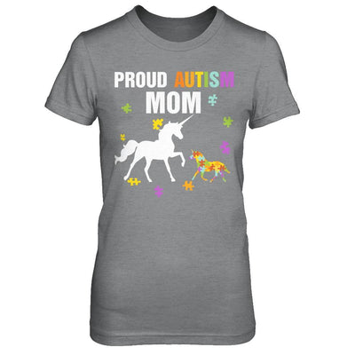 Proud Autism Mom Unicorn Autism Awareness-T-Shirt & Hoodie-