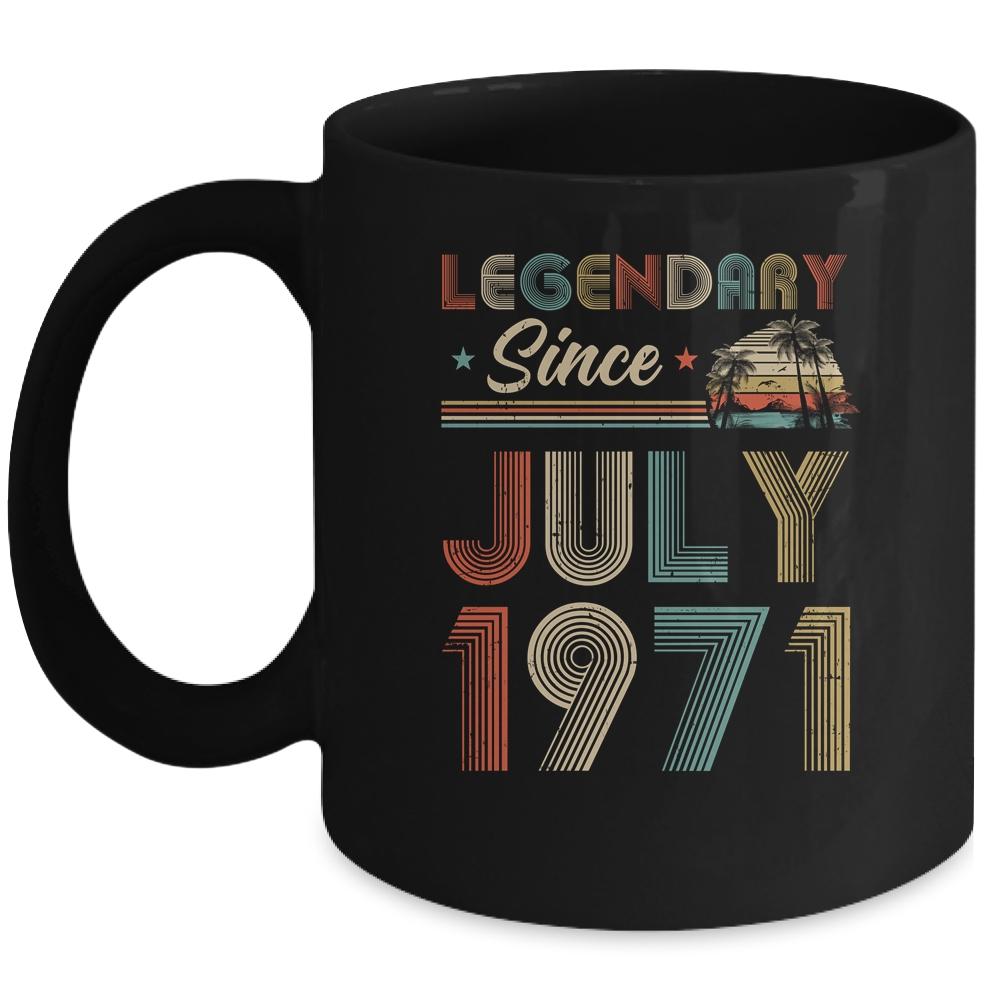 51th Birthday Gift 51 Years Old Legendary Since July 1971 Mug