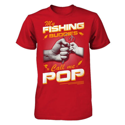 My Fishing Buddies Call Me Pop-T-Shirt & Hoodie-Classic T-Shirt-Red
