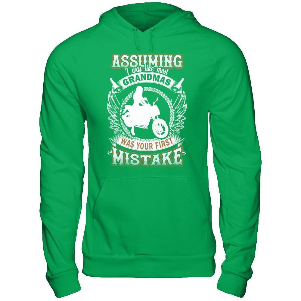 Assuming I Was Like Most Grandmas Was You First Mistake-T-Shirt & Hoodie-Pullover Hoodie-Irish Green