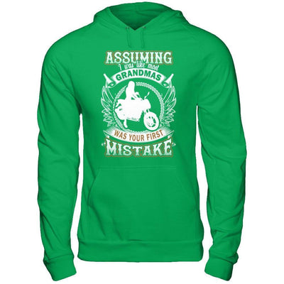 Assuming I Was Like Most Grandmas Was You First Mistake-T-Shirt & Hoodie-Pullover Hoodie-Irish Green