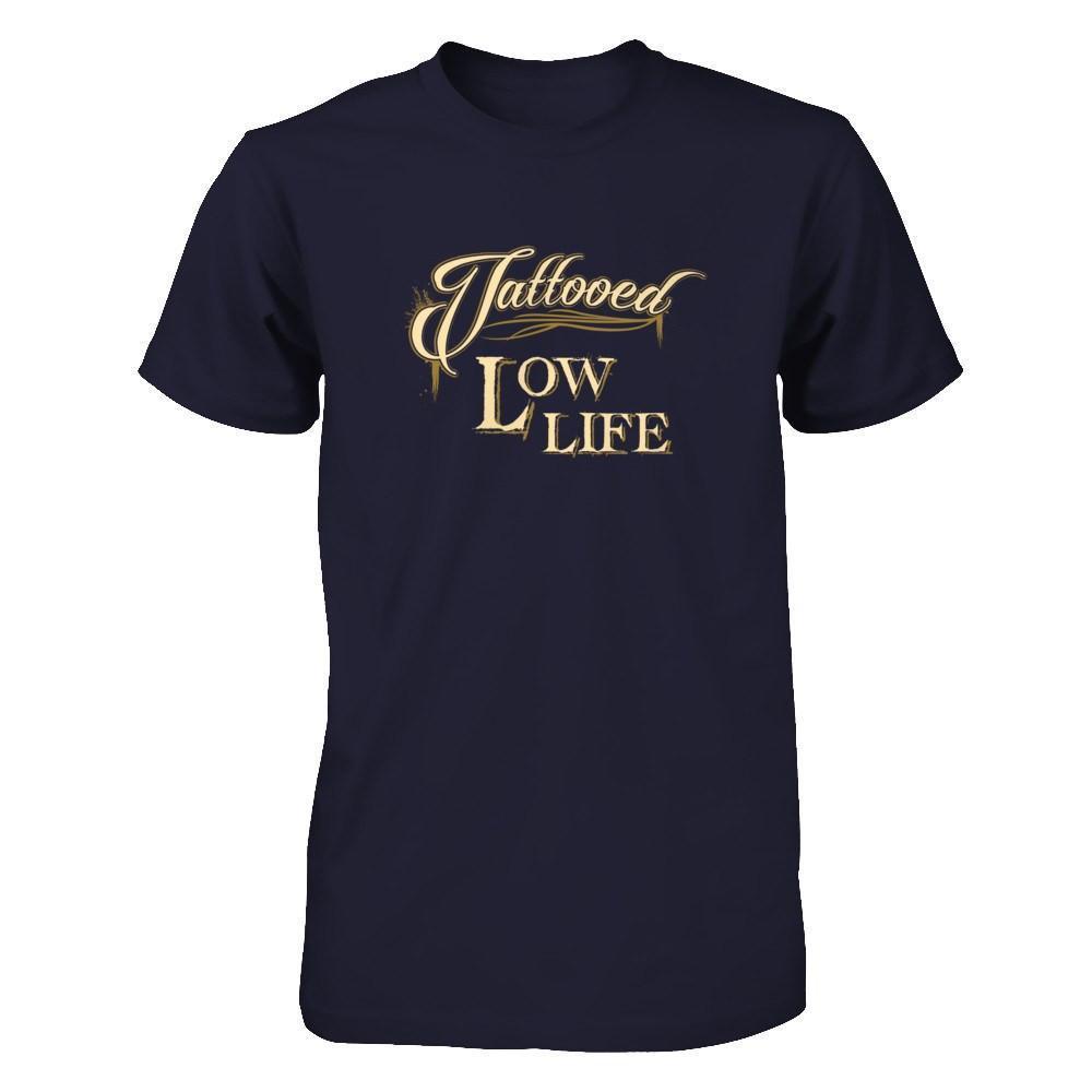 Tattooed Low Life-T-Shirt & Tank Top-Premium T-Shirt-Midnight Navy