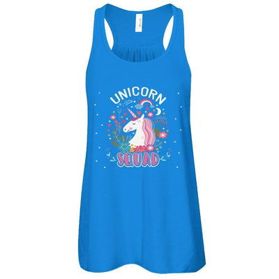 Unicorn Squad-T-Shirt & Tank Top-Women's Flowy Racerback Tank-True Royal