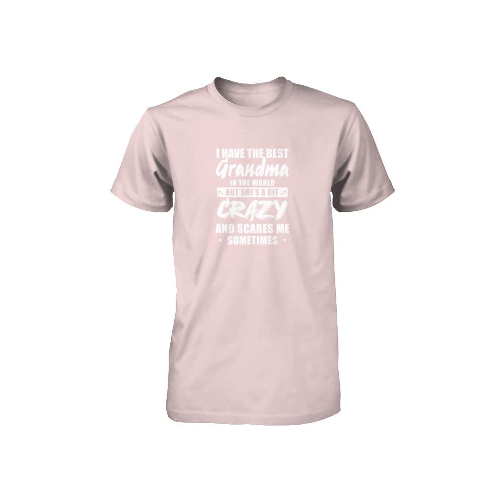 I Have The Best Grandma In The World Kids Youth-Youth Shirt-