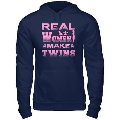 Real Women Make Twins-T-Shirt & Hoodie-Pullover Hoodie-Navy