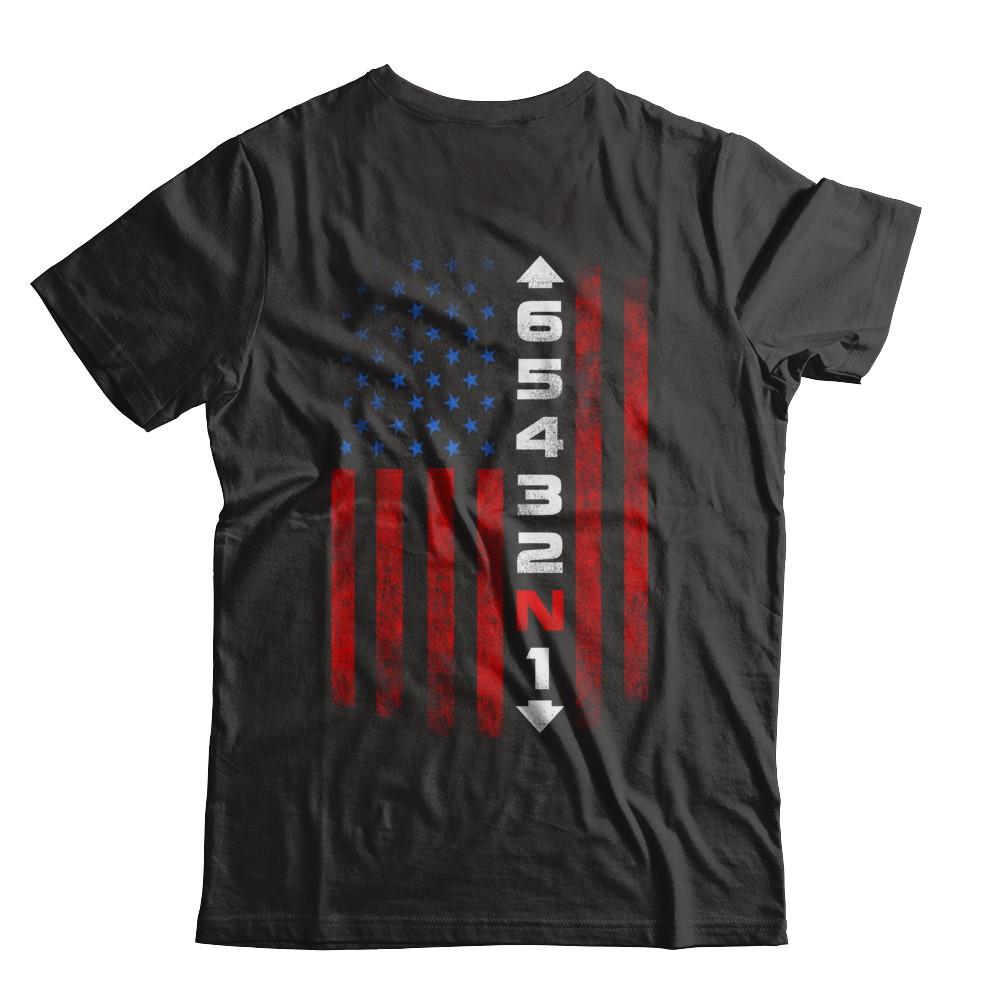Motorcycle Gears Fun Motorbike American Us Flag