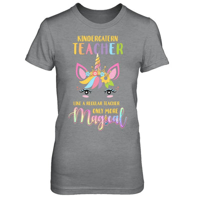 Kindergarten Teacher Cute Magical Unicorn Gift-T-Shirt & Hoodie-Women's T-Shirt-Sport Grey