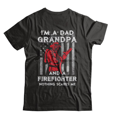 I'm A Dad Grandpa Firefighter Father's Day Gift-T-Shirt & Hoodie-Classic T-Shirt-Black