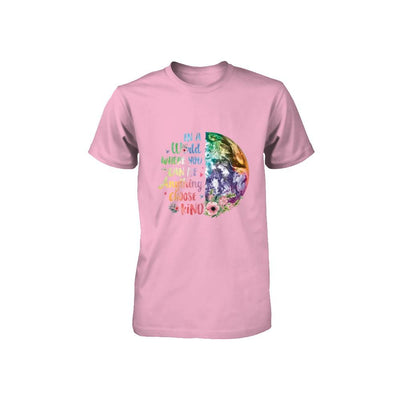 Earth In A World Where You Can Be Anything Be Kind Youth-Youth Shirt-Toddler T-Shirt-Pink