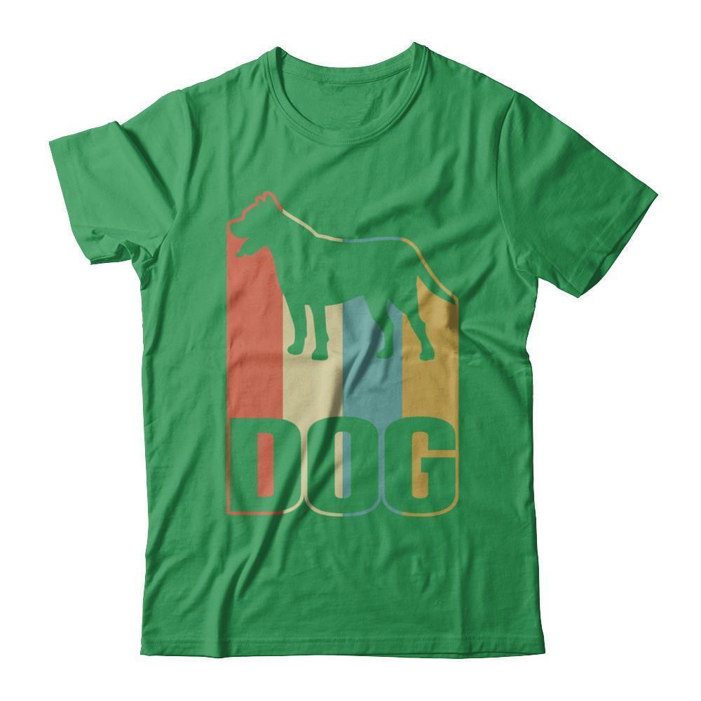 Classic Vintage Retro Style Dog-T-Shirt & Hoodie-Premium T-Shirt-Kelly Green