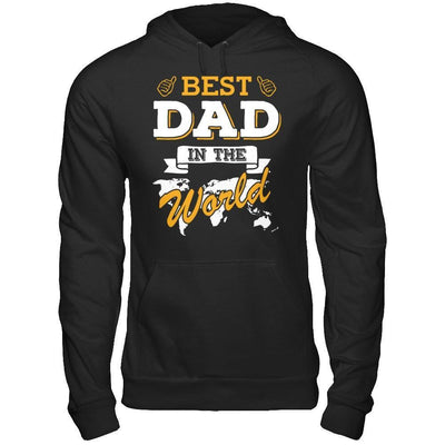 Best Dad In The World-T-Shirt & Hoodie-Pullover Hoodie-Black