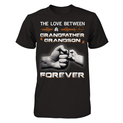 The Love Between A Grandfather And Grandson Is Forever-T-Shirt & Hoodie-Classic T-Shirt-Black