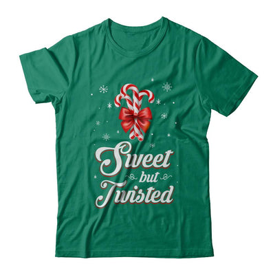 Sweet But Twisted Funny Candy Christmas Gifts-T-Shirt & Sweatshirt-Classic T-Shirt-Kelly Green