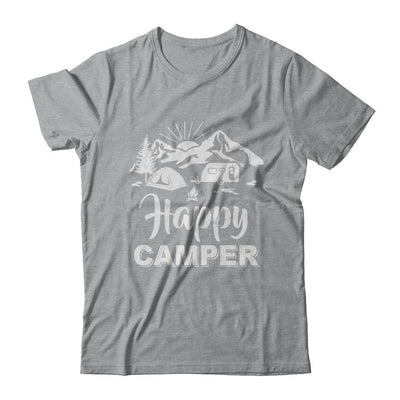 Happy Trailer Camper Grandpa Papa Grandma Camping-T-Shirt & Hoodie-Classic T-Shirt-Sport Grey