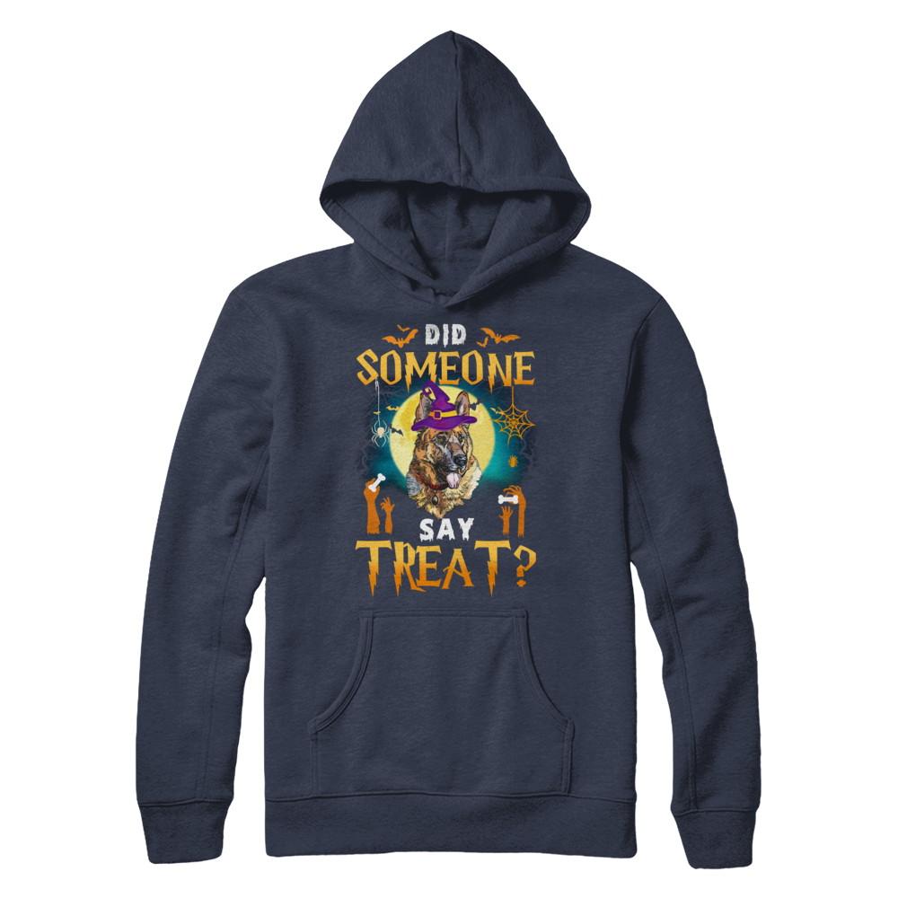 Did Someone Say Treat German Shepherds Halloween Costume-T-Shirt & Hoodie-Pullover Hoodie-Navy