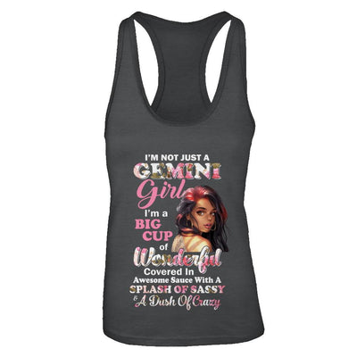 I'm Not Just A Gemini Girl May June Birthday Gifts-T-Shirt & Tank Top-Women's Ideal Racerback Tank-Black
