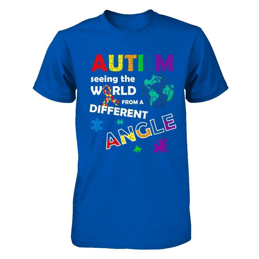 Autism Seeing The World Differently Angel-T-Shirt & Hoodie-Premium T-Shirt-Royal