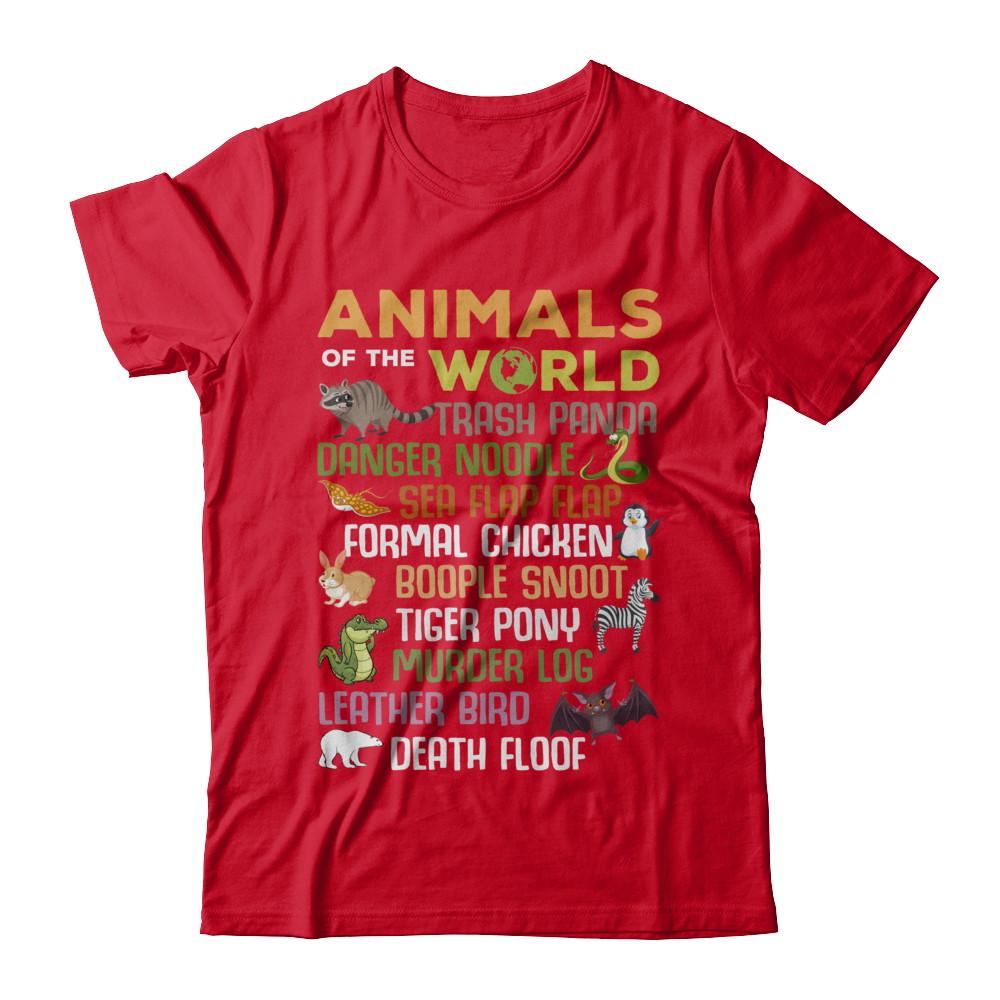 Funny Animals of The World-T-Shirt & Hoodie-Premium T-Shirt-Red