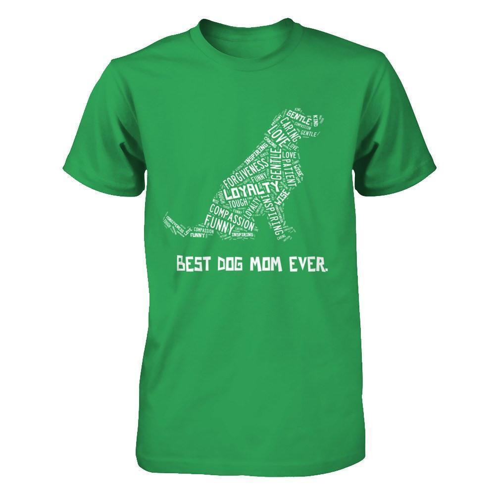 Best Dog Mom Ever Golden Retriever Lovers-T-Shirt & Hoodie-Premium T-Shirt-Kelly Green