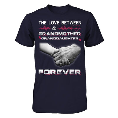 The Love Between A Grandmother And Granddaughter Is Forever-T-Shirt & Hoodie-Premium T-Shirt-Midnight Navy