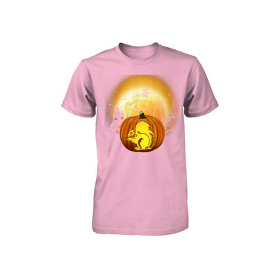 Pumpkin Squirrel Halloween Human Costume Youth-Youth Shirt-Toddler T-Shirt-Pink
