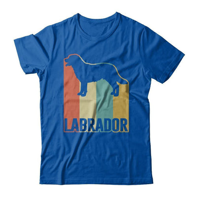 Classic Vintage Retro Style Labrador Dog-T-Shirt & Hoodie-Premium T-Shirt-Royal