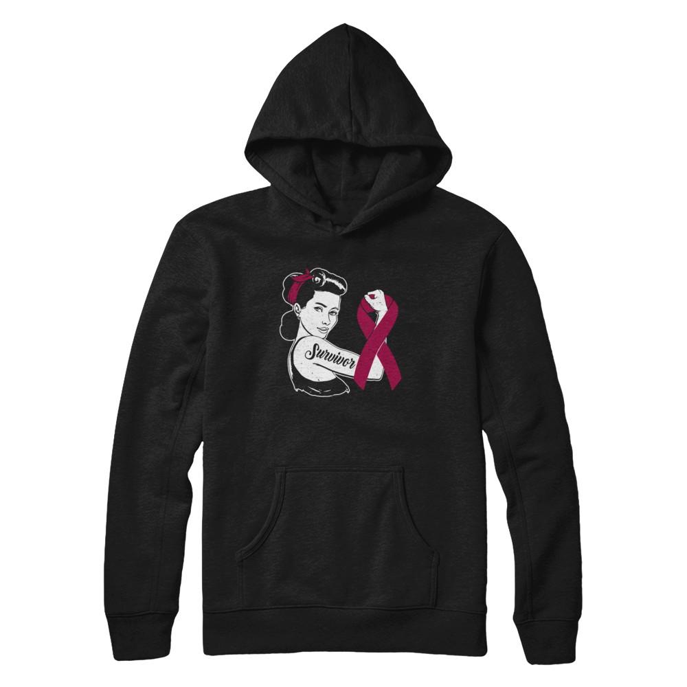 We Can Cure It Multiple Myeloma Awareness Survivor-T-Shirt & Hoodie-Pullover Hoodie-Black