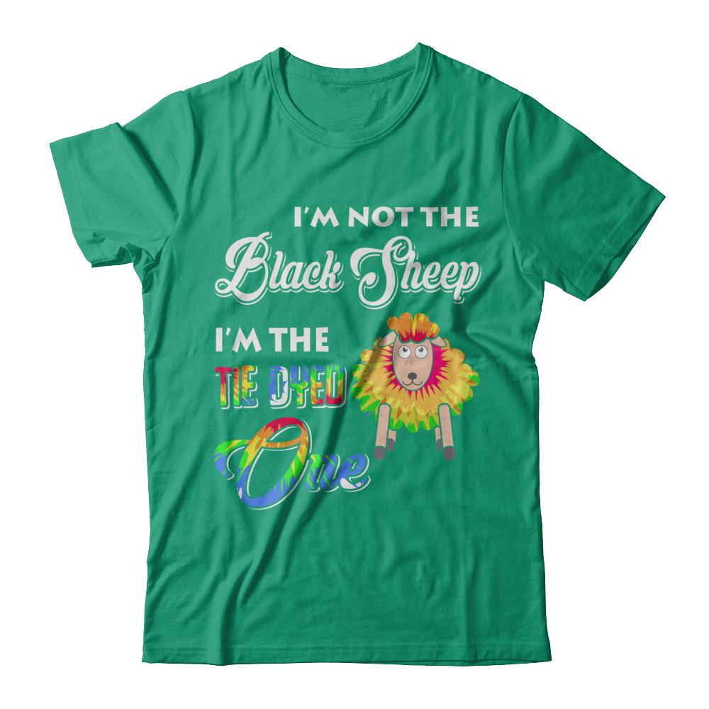 I'm Not The Black Sheep I'm The Tie Dyed One-T-Shirt & Hoodie-Classic T-Shirt-Kelly Green