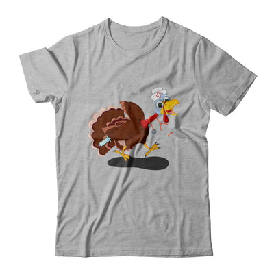 Nurse Turkey Funny Thanksgiving Day-T-Shirt & Hoodie-Premium T-Shirt-Heather Gray