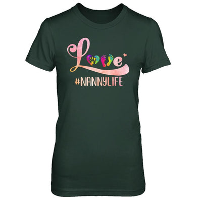 Love Nannylife Nanny-T-Shirt & Hoodie-Women's T-Shirt-Forest Green