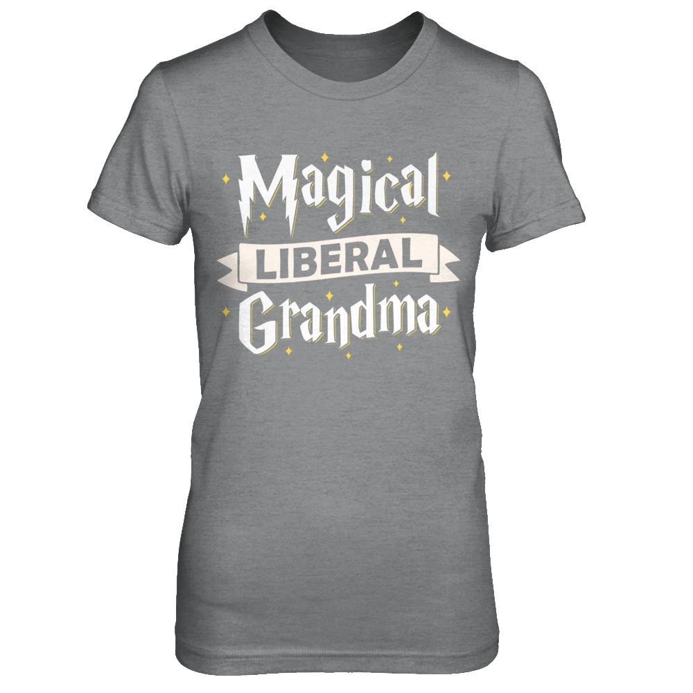 Magical Liberal Grandma-T-Shirt & Hoodie-Women's T-Shirt-Sport Grey