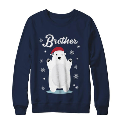 Brother Bear Christmas Santa Pajamas-T-Shirt & Sweatshirt-Crewneck Sweatshirt-Navy