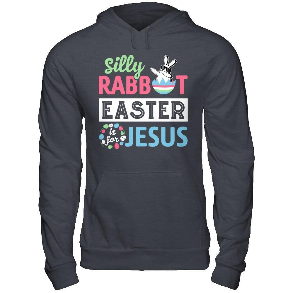 Dabbing Silly Rabbit Easter Is For Jesus-T-Shirt & Hoodie-