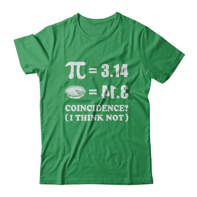 Coincidence Pi Day 2021 Funny Pie Style Math-T-Shirt & Hoodie-Premium T-Shirt-Kelly Green