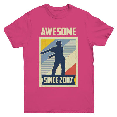 Vintage Floss 14th 2007 Birthday Gift for 14 Years Old Youth-Youth Shirt-Youth T-Shirt-Heliconia