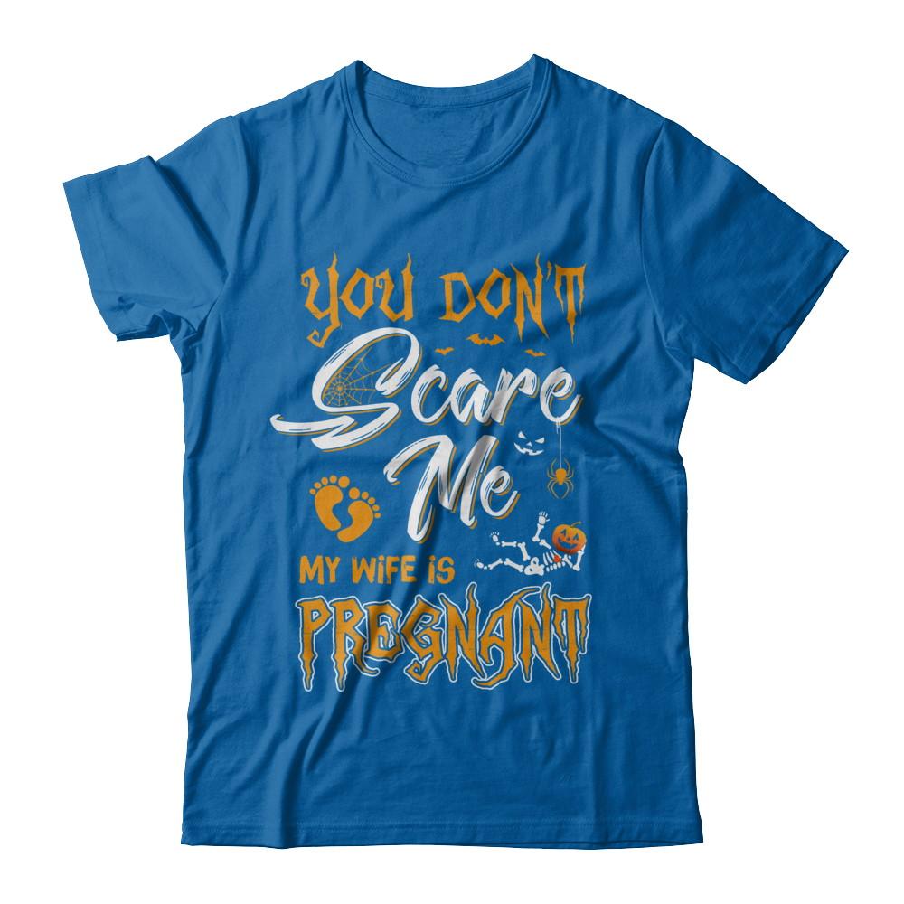 Funny Pregnant Wife Husband Halloween Costume-T-Shirt & Hoodie-Classic T-Shirt-Royal