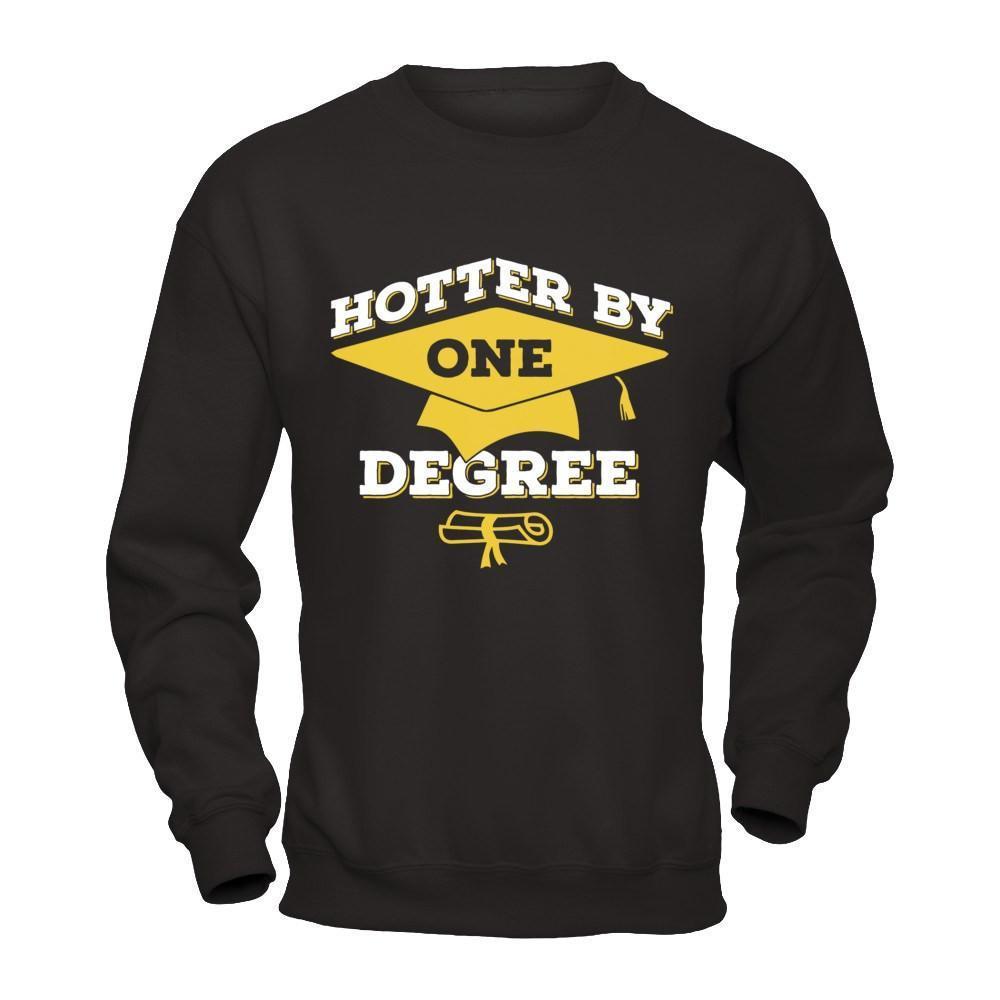 Hotter By One Degree-T-Shirt & Hoodie-Crewneck Sweatshirt-Black