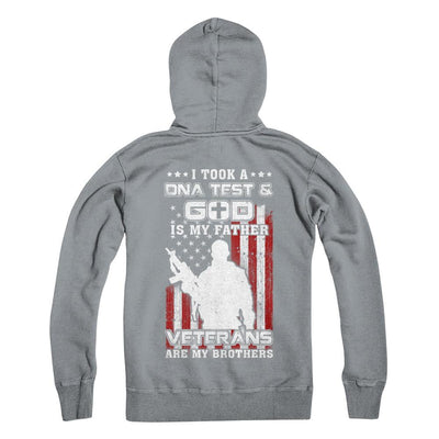 I Took A Dna Test God Is My Father Veterans Brothers-T-Shirt & Hoodie-Pullover Hoodie-Light Steel