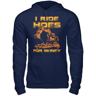 I Ride Hoes For Money-T-Shirt & Hoodie-Pullover Hoodie-Navy