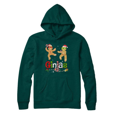 Ginjas Gingerbread Ninjas Funny Christmas Gifts-T-Shirt & Hoodie-Pullover Hoodie-Deep Forest