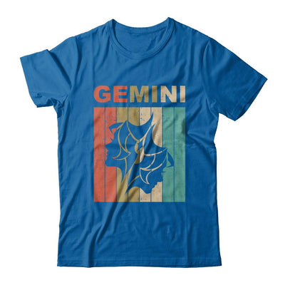 Vintage Gemini Zodiac May June Birthday Gift-T-Shirt & Hoodie-Classic T-Shirt-Royal