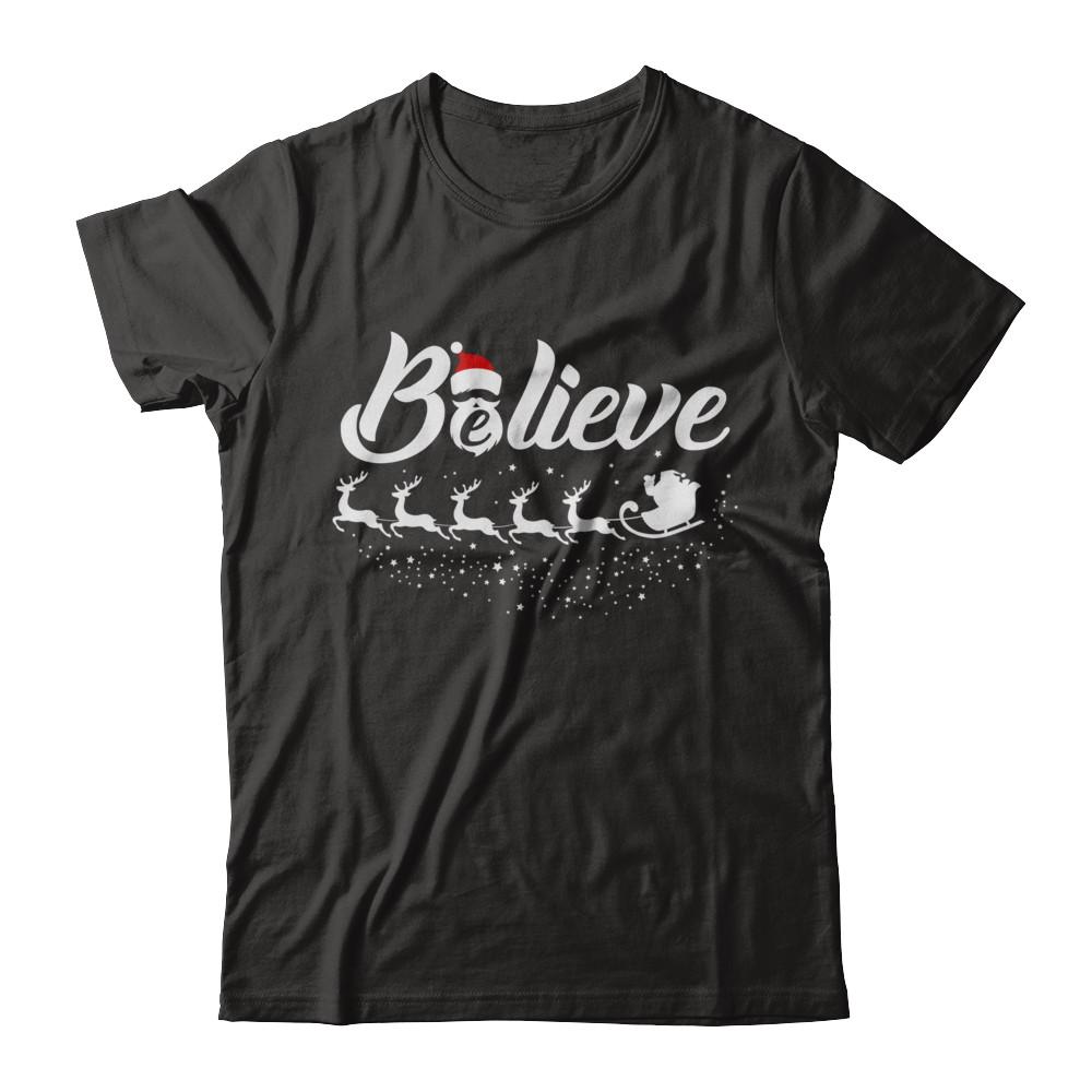 Believe Best Santa Christmas Gifts-T-Shirt & Sweatshirt-Premium T-Shirt-Black