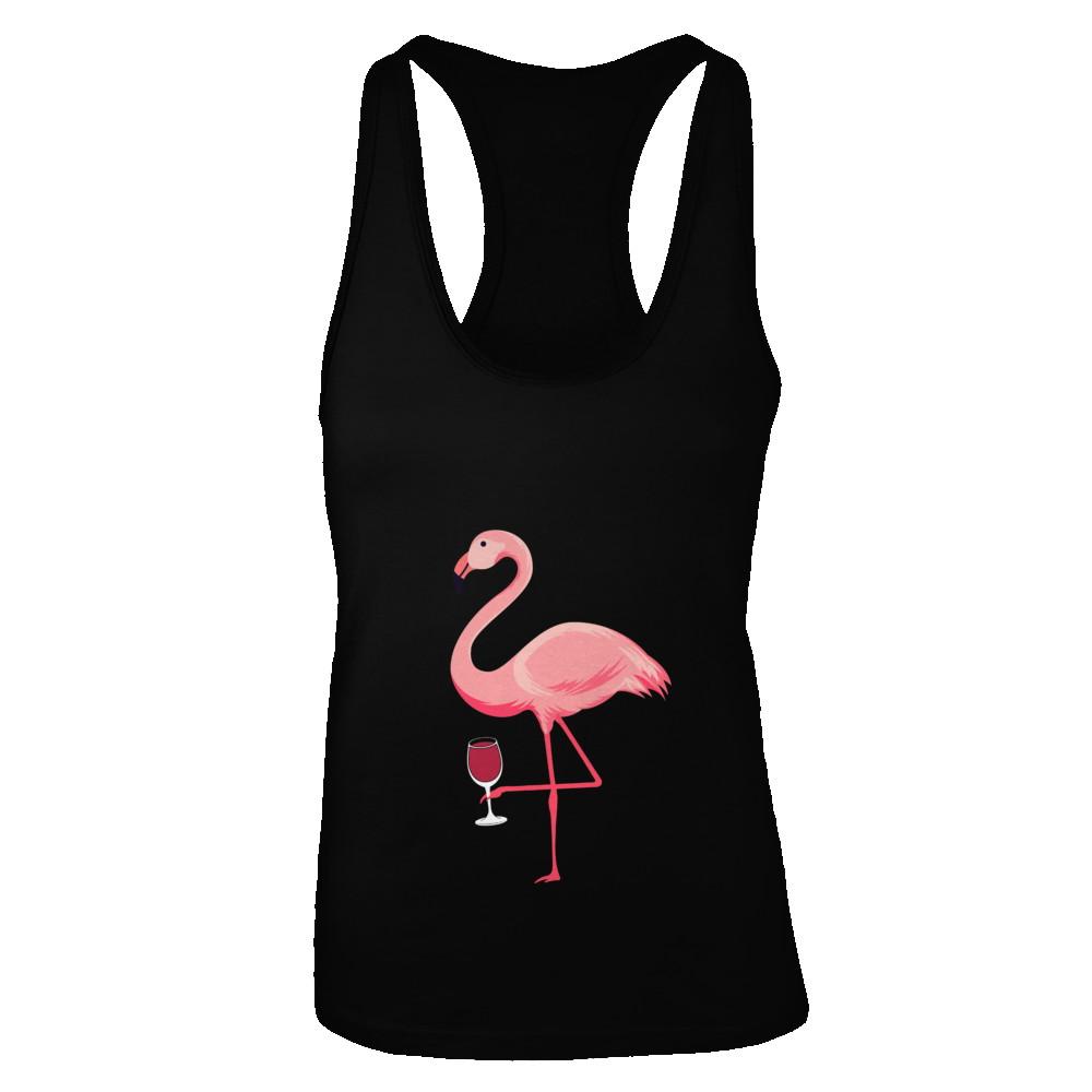 Wine Lover's Pink Flamingo Fun Party Wine