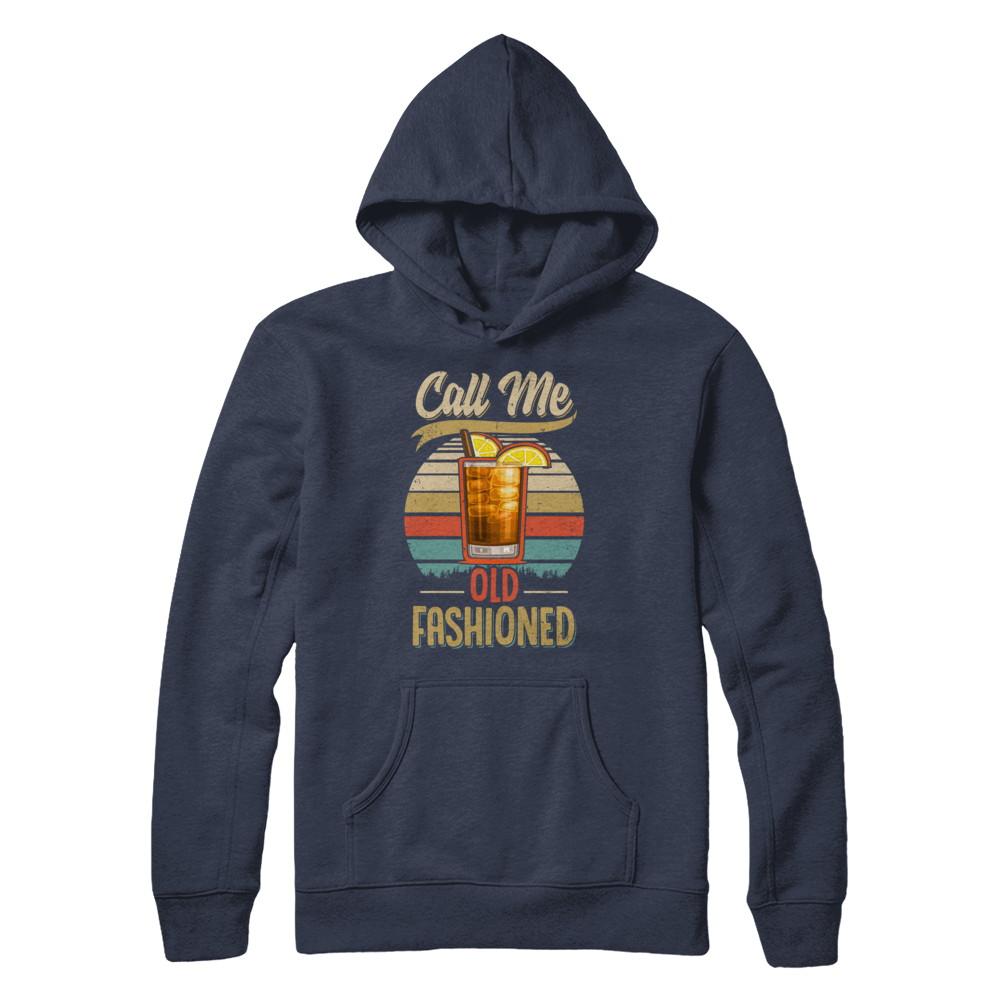 Sunset Vintage Lemon Juice Call Me Old Fashioned-T-Shirt & Hoodie-Pullover Hoodie-Navy