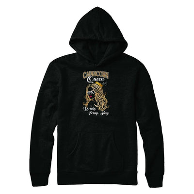 Capricorn Queen Wake Pray Slay December January Girl Birthday Gift-T-Shirt & Tank Top-Pullover Hoodie-Black