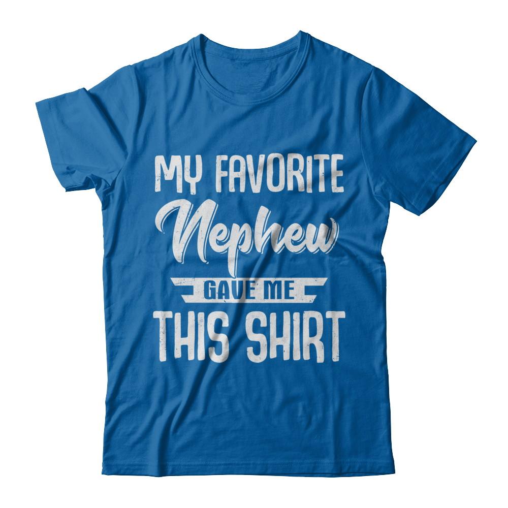 My Favorite Nephew Gave Me This-T-Shirt & Hoodie-Classic T-Shirt-Royal