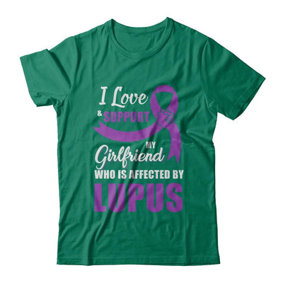 Lupus Awareness Support Purple Girlfriend Boyfriend-T-Shirt & Hoodie-Classic T-Shirt-Kelly Green