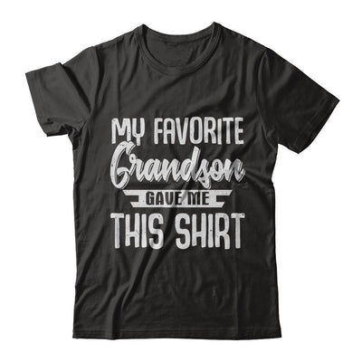 My Favorite Grandson Gave Me This-T-Shirt & Hoodie-Classic T-Shirt-Black