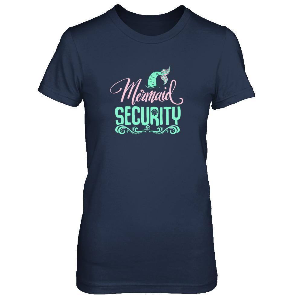 Mermaid Security-T-Shirt & Tank Top-Women's T-Shirt-Navy